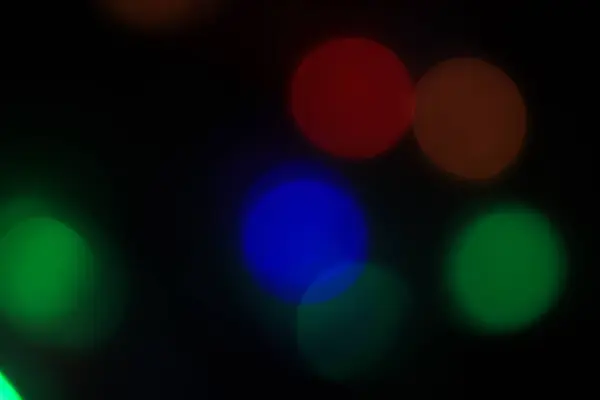 Afbeelding Van Abstracte Wazig Bokeh Achtergrond Met Warme Kleurrijke Lichten — Stockfoto
