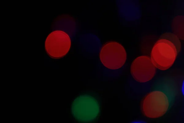 Kleurrijke Cirkels Van Licht Abstracte Achtergrond — Stockfoto