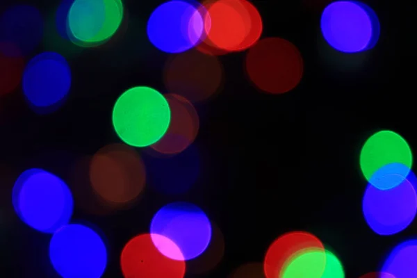 Círculos Coloridos Luz Fondo Abstracto —  Fotos de Stock