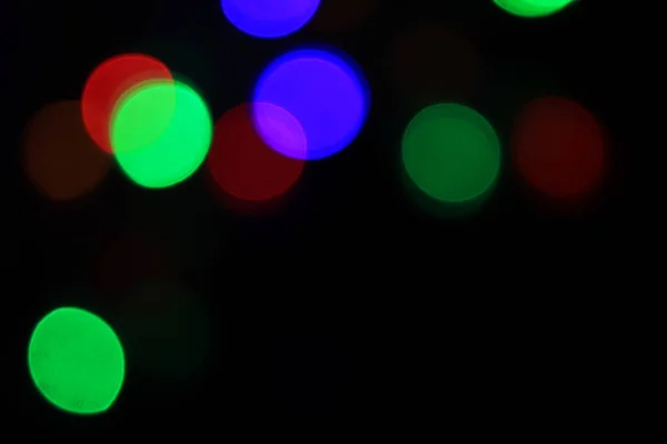 Renkli Işık Çemberleri Soyut Arkaplan — Stok fotoğraf