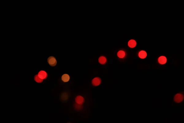 都市におけるボケ光の抽象的なイメージ — ストック写真