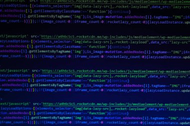 Web geliştirme kodu CSS SASS biçimi önişlemci betik satırları. Ağ geliştiricisinin soyut ekranı
