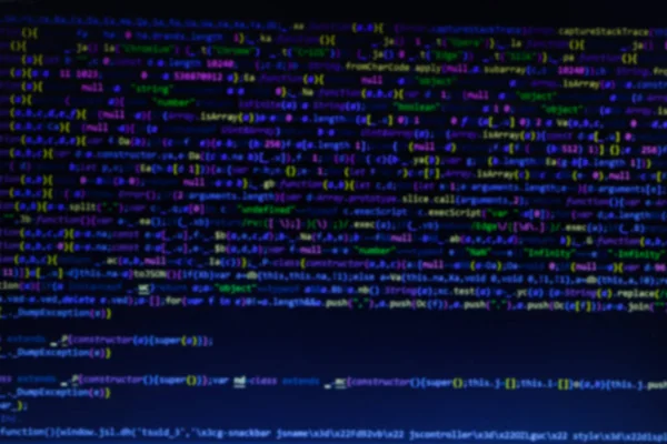 Technology background, programming script coding screen