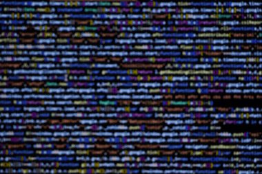 Kodlama ekranı programlanıyor, web geliştiricisi kodlama ekranı