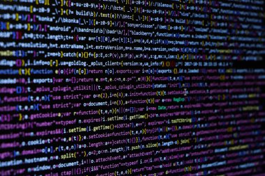Web geliştirme kodlaması, programlama ekranı