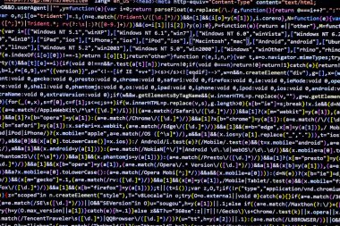 Kodlama ekranı programlanıyor, web geliştiricisi kodlama ekranı
