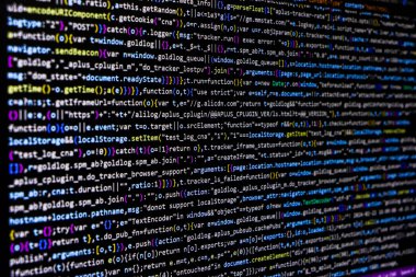 Kodlama ekranı, teknoloji arkaplanı programlanıyor