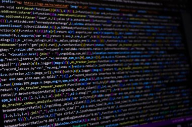 Kodlama ekranı, programlama ekranı, teknoloji arkaplanı