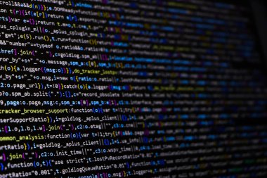 Yazılım geliştirici kodlama ekranı, programlama ekran, teknoloji arkaplan