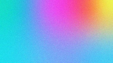 Renkli ve soyut tanecikler. Retro gradyan arka plan ses dokusu efekti. Güzel bir renk arkaplanı. Parlak ışık parıltısı neon metalik. Gürültü tahıl ağı