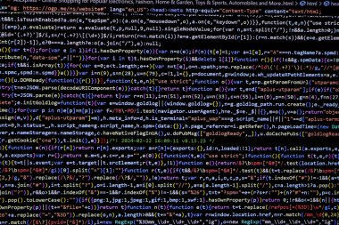 Technology background. Programming code abstract screen of software developer. Computer script