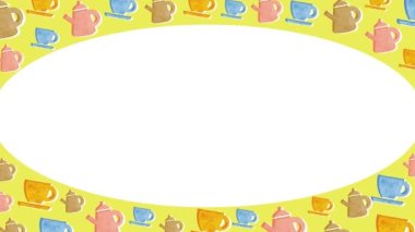 cute decoration frames (3 set of 6 sec loop videos)