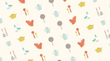 background of daily necessities -kitchen supplies