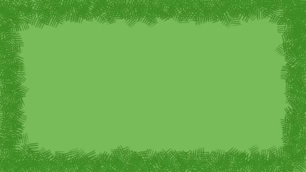 画框背景 绿色4色 — 图库视频影像