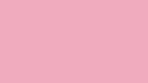 塗装ローラーの遷移 ピンク ライトグリーン — ストック動画