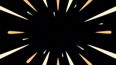 Renkli hız çizgileri (turuncu, yeşil) alfa kanalı