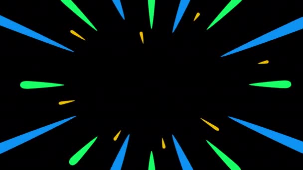 彩色速度线 — 图库视频影像