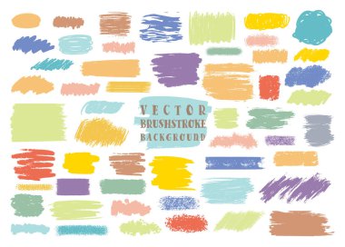 vektör fırça darbeleri