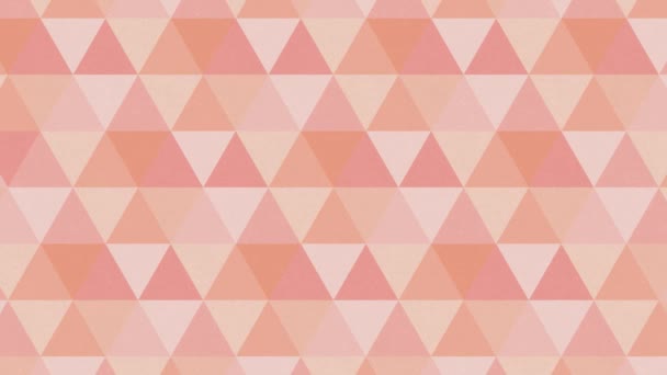 Geometriai Minta Háttér Papír Texturált Narancs Rózsaszín — Stock videók