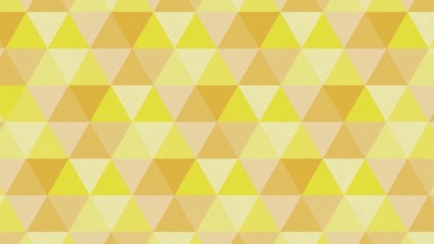 Fundo Padrão Geométrico Papel Texturizado Rosa Amarelo — Vídeo de Stock