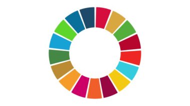 SDG renk tekerleği canlandırma çubuk şekil simgesi değiştiriyor