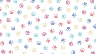 Ayak izi kalıbı arkaplanı (8 saniye döngü)