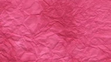 Buruşmuş Japon Washi kağıt dokusu (7 saniye döngü) kırmızı
