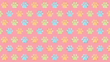 Hayvansal ayak izleri dizisi (6 saniye döngü))