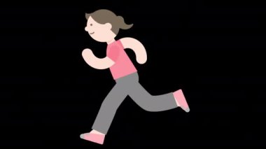 Alfa kanalında aile animasyonu hareketlendiriliyor