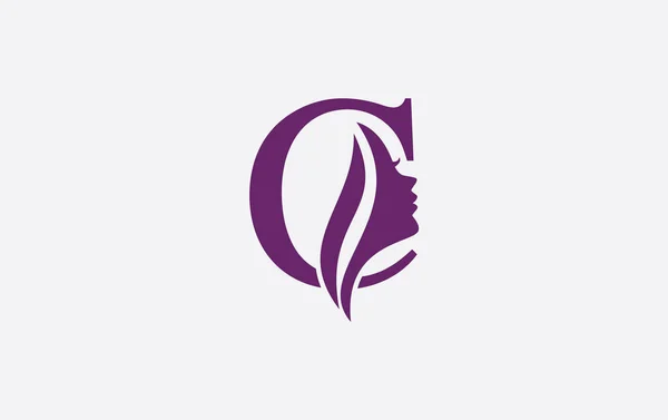 Beauty Spa Hair Art Logo Symbol Design Vector Letters Alphabets — Vettoriale Stock