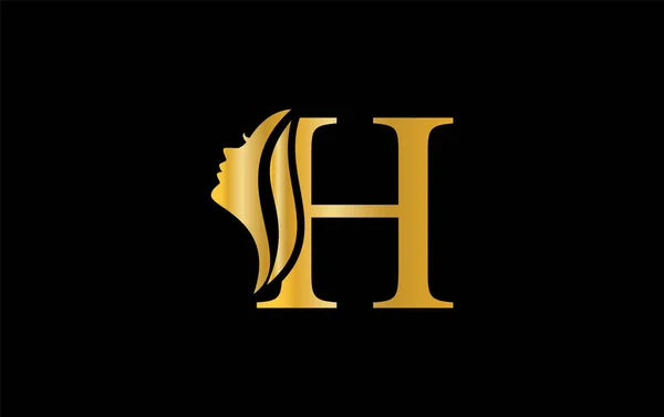 Краса Спа Мистецтво Волосся Логотип Символ Дизайну Вектор Літерами Абетками — стоковий вектор
