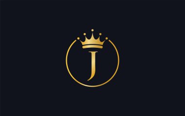 Royal vintage golden jewel crown vector and gold crown logo, art and symbol with the letter and alphabets. Letter and alphabets vector logo designing
