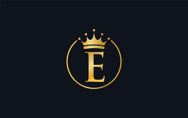 Royal Vintage Goldene Juwelenkrone Vektor Und Goldene Krone Logo Kunst — Stockvektor