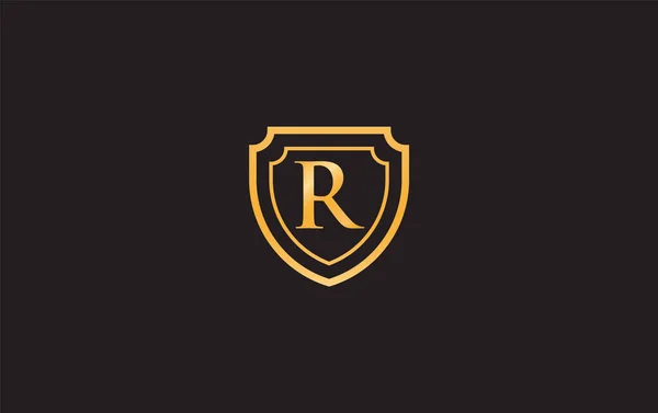 Protection Double Shield Logo Design Vector Your Brand Business Letters — Wektor stockowy