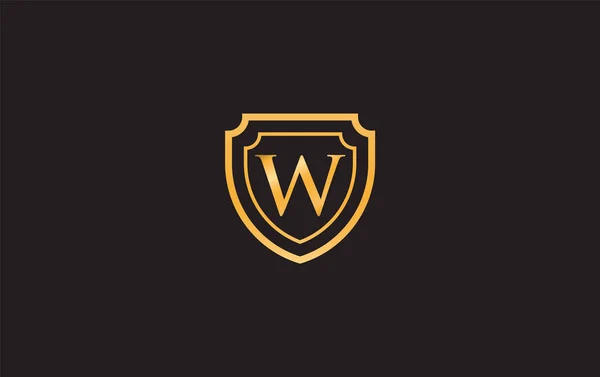 Protection Double Shield Logo Design Vector Your Brand Business Letters —  Vetores de Stock