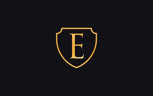 Simbol Perlindungan Tameng Dan Desain Vektor Perisai Mewah Kerajaan Logo - Stok Vektor