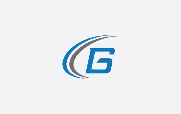 Growth Arrow Icon Vector Financial Logo Design Letter Alphabet — Stock vektor