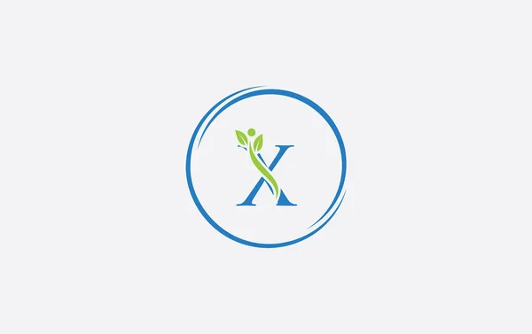栄養と健康的なロゴデザインベクトル 手紙と医療や医師の提案栄養と健康的なサインやロゴのシンボル エコロゴデザイン — ストックベクタ