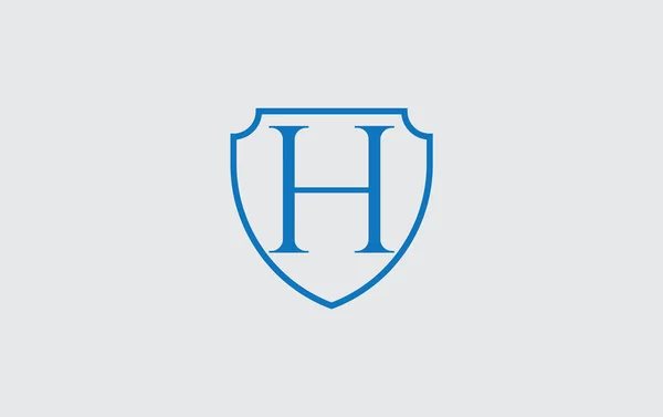 Символ Захисту Щита Королівська Монограма Розкоші Векторний Дизайн Логотип Захисту — стоковий вектор