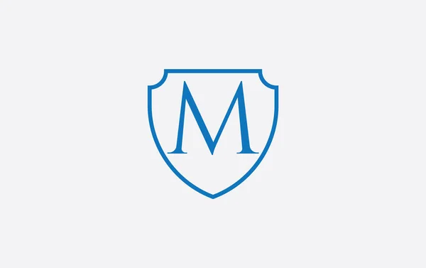 Símbolo Proteção Escudo Design Vetorial Monograma Escudo Luxo Real Escudo —  Vetores de Stock