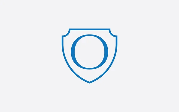 Štít Ochranný Symbol Královský Luxusní Štít Monogram Vektor Design Logo — Stockový vektor