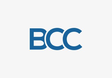 BCC. İş finans logosu şablon vektör illüstrasyon tasarımı