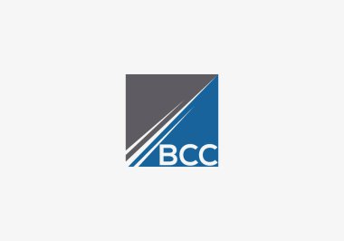 BCC. İş finans logosu şablon vektör illüstrasyon tasarımı