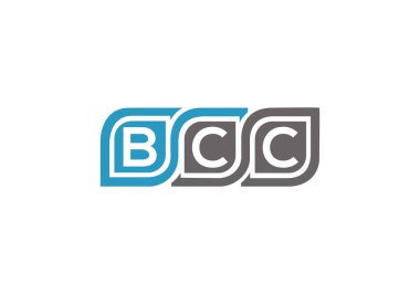 BCC harfi logo kombinasyon vektör şablonu. Grup Harfi logosu BCC