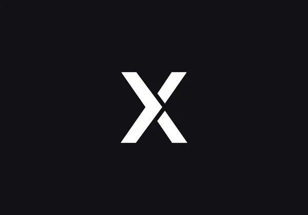 X Harfi Logo Şablonu vektör resimleme tasarımı.
