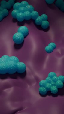 MRsa ya da superbug bakterisi 3d oluşturma