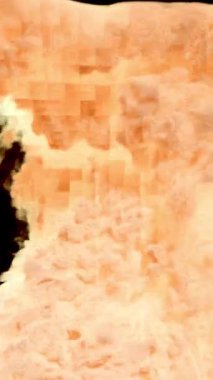 Bulanık piksel efektli ateş