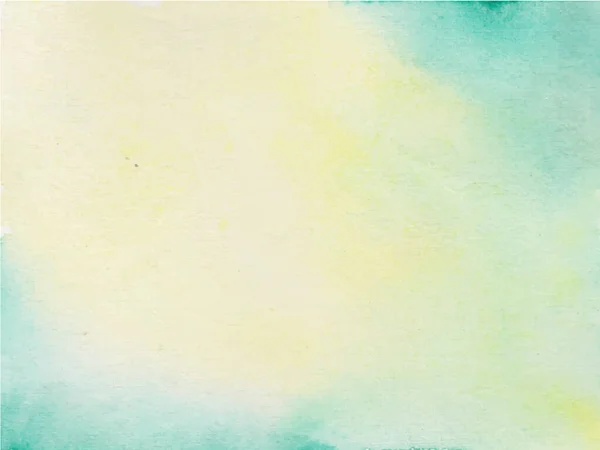 Grüne Farbe Handgemaltes Aquarell Abstraktes Aquarell Hintergrund Vektortextur Ehrfürchtige Illustration — Stockvektor