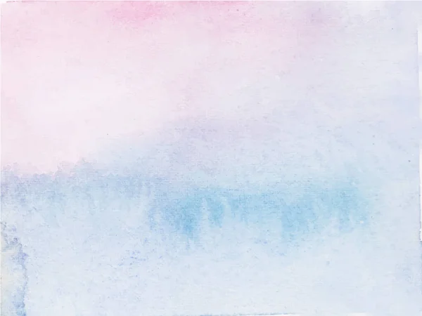 Illustration Abstraite Rose Bleue Aquarelle — Image vectorielle