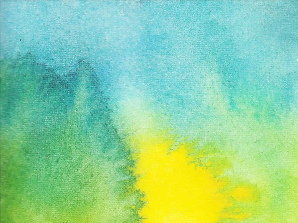 Illustration Fond Abstraite Multicolore Aquarelle Verte — Image vectorielle